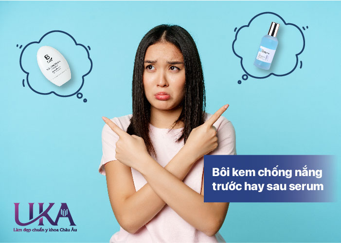 Giải đáp thắc mắc: Bôi kem chống nắng trước hay sau Serum?