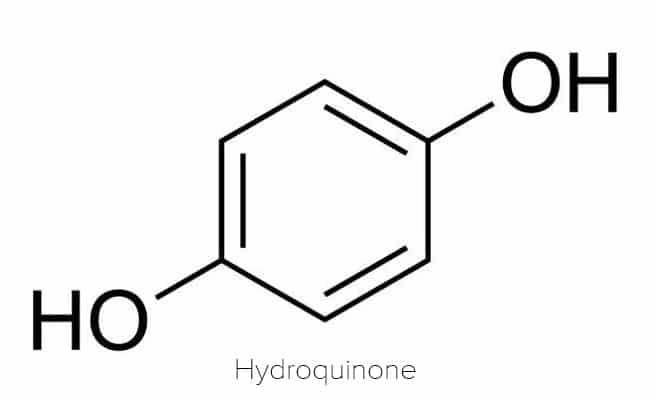 công thức hóa học Hydroquinone 