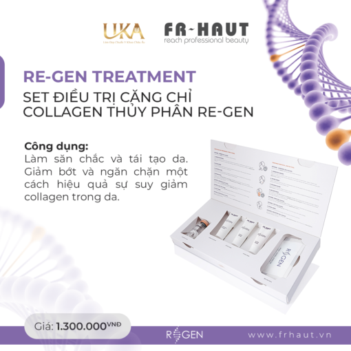 RE-GEN TREATMENT - Bộ điều trị căng chỉ collagen nano thủy phân